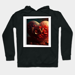 valentine's day heart Hoodie